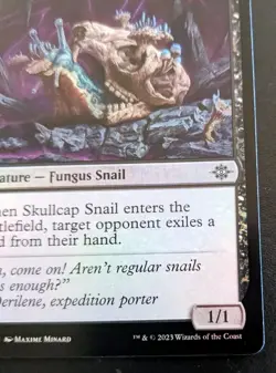 Skullcap Snail 0119 Foil Common The Lost Caverns Of Ixalan Magic: The Gathering - Image 5