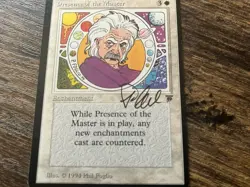 Presence Of The Master Legends Sign Auto Phil Foglio MP/MP+ - Image 5