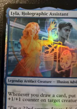 Lyla, Holographic Assistant 0007 Foil Uncommon Spider-Man Magic: The Gathering - Image 2