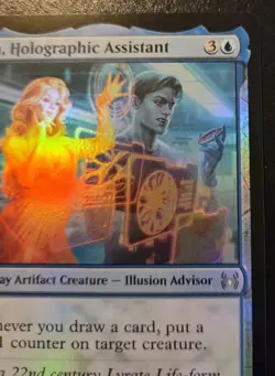 Lyla, Holographic Assistant 0007 Foil Uncommon Spider-Man Magic: The Gathering - Image 3