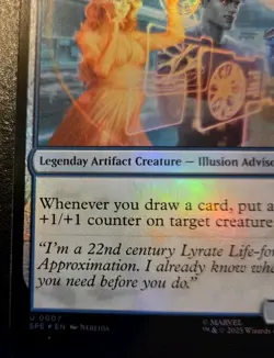 Lyla, Holographic Assistant 0007 Foil Uncommon Spider-Man Magic: The Gathering - Image 4