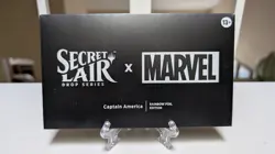 MTG SECRET LAIR X MARVEL'S CAPTAIN AMERICA RAINBOW FOIL EDITION MAGIC NEW SEALED - Image 1