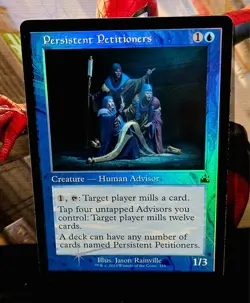 magic the gathering - FOIL!! - Persistent Petitioners - Creature - Human Advisor - Image 1