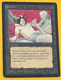 MTG SACRIFICE Beta (OldManMTG 004-955) - Image 1