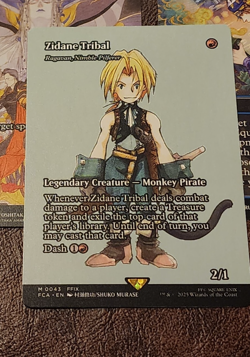 ZIDANE TRIBAL (Ragavan, Nimble Pilferer) mtg NM-M Final Fantasy FCA Mythic - Image 1