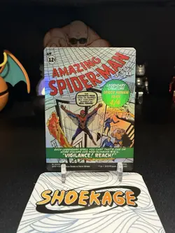 Peter Parker (0232) (Borderless) MTG Marvel's Spider-Man Foil Near Mint - Image 2