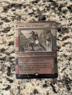 1 x Samut, Vizier of Naktamun - Halo Foil - March of the Machine: The Aftermath - Image 1