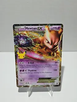 Pokemon TCG Mewtwo EX 54/99 Celebrations Classic Collection Holo - Image 1