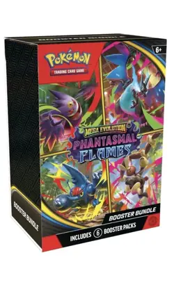 X8 Pokemon Mega Evolution Phantasmal Flames Booster Bundle Sealed PRESALE 11/14 - Image 1