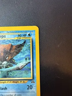 Kabutops 25/75 - Neo Discovery Rare Pokemon Vintage WOTC LP/MP 25/75 - Image 3