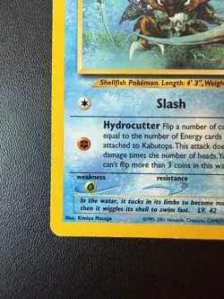Kabutops 25/75 - Neo Discovery Rare Pokemon Vintage WOTC LP/MP 25/75 - Image 4