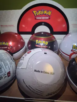 Pokemon TCG Pokeball Set of 6 D21 (Includes Cosmic Eclipse) SEALED W/ Display - Image 2