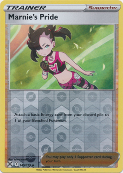 Marnie's Pride 145/172 Brilliant Stars Pokemon TCG Reverse Holo - Image 1