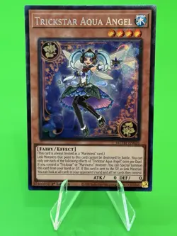 Yu-Gi-Oh Maze Of The Master Trickstar Aqua Angel Collector Rare MZTM-EN026 NM!!! - Image 1