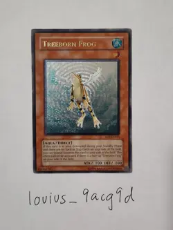 Yu-Gi-Oh! Treeborn Frog SOI-EN025 Ultimate Rare Lightly Played #1 - Image 1