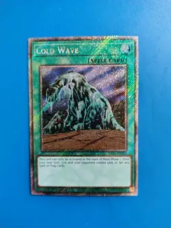 Near Mint Yugioh Cold Wave - RA03-EN104 - Platinum Secret Rare - Image 1