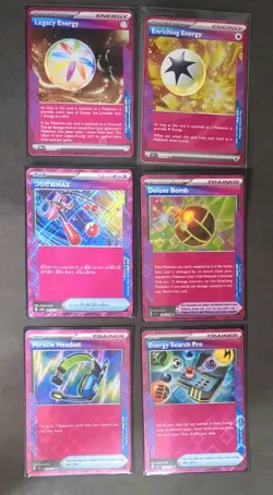 Pokemon TCG Ace Spec Trainers & Energy cards - mixed lot - Near Mint - Image 1