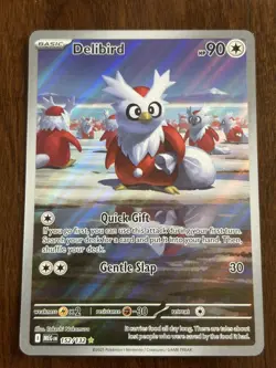 Pokemon Delibird 152/132 Mega Evolution Illustration Rare Card NM - Image 1