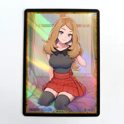 SERENA Waifu Anime Card LIMITED 1/1 Custom TCG Holo Goddess Story ACG T11673 - Image 1