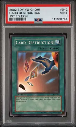 2002 Yu-Gi-Oh! Card Destruction Starter Deck Yugi SDY 1st Edition Super PSA 9 - Image 1