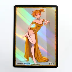 MISTY Waifu Anime Card LIMITED 1/1 Custom TCG Holo Goddess Story ACG T11646 - Image 1