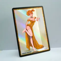 MISTY Waifu Anime Card LIMITED 1/1 Custom TCG Holo Goddess Story ACG T11646 - Image 2