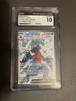 Pokemon TCG Garchomp EX Paradox Rift Holo Hyper Rare Card 219/182 CGC 10 - Image 1