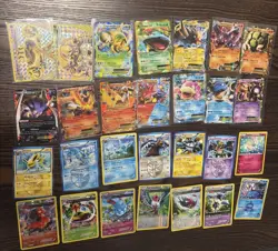 Lot Of 28 Pokemon EX Cards HOLO REVERSE HOLO and Breaks - Image 1