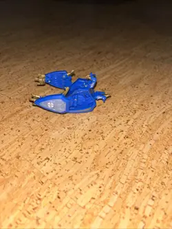 BAKUGAN Terrorcrest 90g Blue & Gold GUNDALIAN INVADERS Battle Gear With Card - Image 1