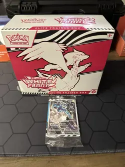 Pokemon White Flare ETB & Thundur Promo Card Factory Sealed - Image 1