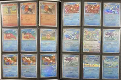 Pokemon Prismatic Evolutions Near Complete Bulk Set W/ Holo & ex 231 Cards - Image 4