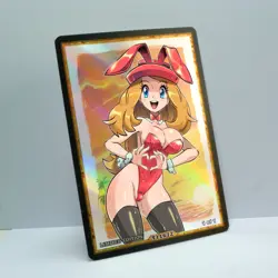 SERENA Waifu Anime Card LIMITED 1/1 Custom TCG Holo Goddess Story ACG T11672 - Image 2