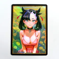 MARNIE Waifu Anime Card LIMITED 1/1 Custom TCG Holo Goddess Story ACG T11638 - Image 1