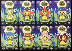 Pokemon Collectoons Halloween Card Lot Pikachu Poncho 8 Cards - Image 1