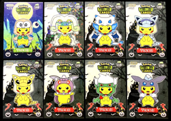 Pokemon Collectoons Halloween Card Lot Pikachu Poncho 8 Cards - Image 1