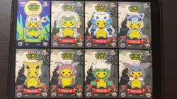 Pokemon Collectoons Halloween Card Lot Pikachu Poncho 8 Cards - Image 2