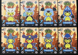 Pokemon Collectoons Halloween Card Lot Pikachu Poncho 8 Cards - Image 3