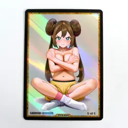ROSA Waifu Anime Card LIMITED 1/1 Custom TCG Holo Goddess Story ACG T11666 - Image 1