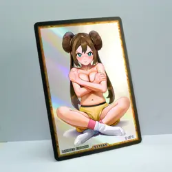 ROSA Waifu Anime Card LIMITED 1/1 Custom TCG Holo Goddess Story ACG T11666 - Image 2