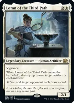 Loran of the Third Path -Foil Light Play MTG The Brothers' War - Image 1