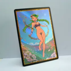 MALLOW Waifu Anime Card LIMITED 1/1 Custom TCG Holo Goddess Story ACG T11630 - Image 2