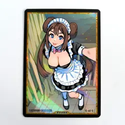 ROSA Waifu Anime Card LIMITED 1/1 Custom TCG Holo Goddess Story ACG T11668 - Image 1