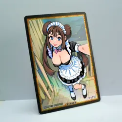 ROSA Waifu Anime Card LIMITED 1/1 Custom TCG Holo Goddess Story ACG T11668 - Image 2