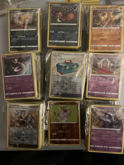 100 Pokemon Cards - Bulk Commons and Uncommons assorted. At least 2 Holos! - Image 1