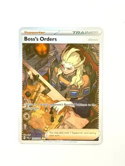 Boss's Orders 265/193 Paldea Evolved 2023 SIR Holo Rare Pokemon Card TCG - Image 1