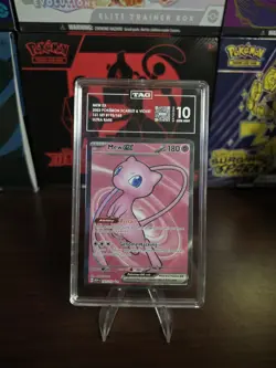 TAG 10 Mew EX 193/165 151 Ultra Rare Holo Full Art Pokemon Card - Gem Mint - Image 1