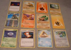 Lot of 12 Pokemon Cards 2004, 2005, 2006, 2007 Vulpix, Bonsly, Chatot, ETC - Image 1