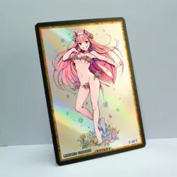 ZERO TWO Waifu Anime Card LIMITED 1/1 Custom TCG Holo Goddess Story ACG T11697 - Image 2