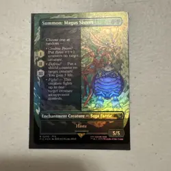 Summon: Magus Sisters (Borderless) Commander: Final Fantasy Foil - Image 1