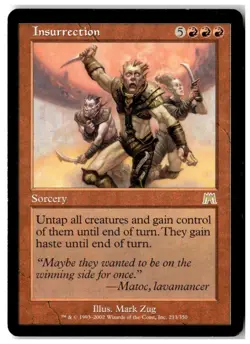 MTG Insurrection - Onslaught Moderately Played English - Image 1
